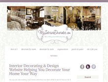 Tablet Screenshot of myinteriordecorator.com